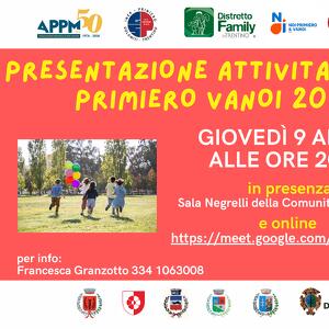 Presentazione attività estive 