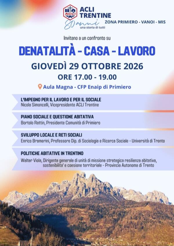 Denatalità, casa e lavoro