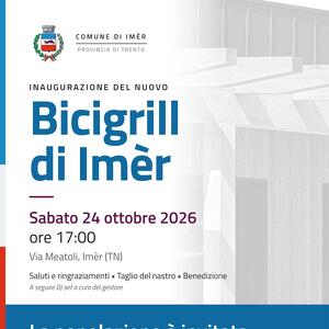 Inaugurazione ufficiale del Nuovo Bicigrill