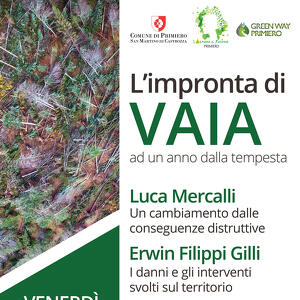 Conferenza "L'impronta di Vaia"