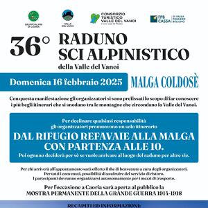36° Raduno sci alpinistico Valle del Vanoi