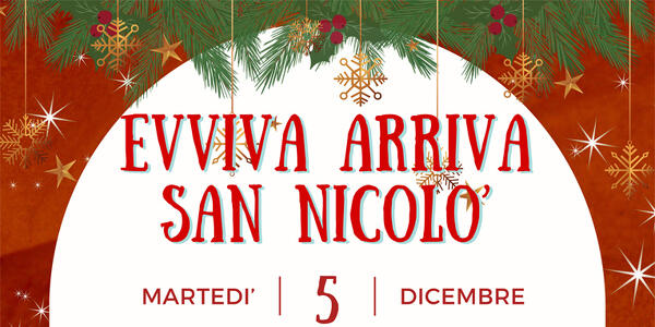 Evviva, arriva San Nicolò