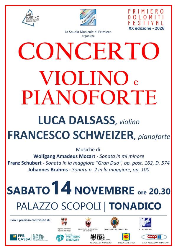 Concerto Violino e Pianoforte