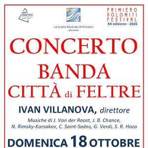 CONCERTO della BANDA CITTA' DI FELTRE