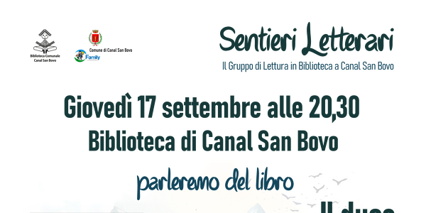 Sentieri Letterari a settembre