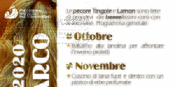Lana! I Corsi del Parco  Autunno 2019 - inverno 2020