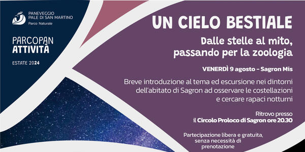 UN CIELO BESTIALE. Dalle stelle al mito, passando per la zoologia