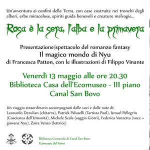 Presentazione/spettacolo del romanzo fantasy "Il magico mondo di Nyu"