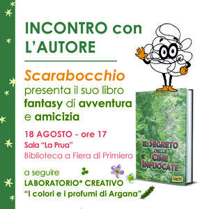 SCARBOCCHIO presenta il suo libro "IL SEGRETO DELLE CIME INFUOCATE" 