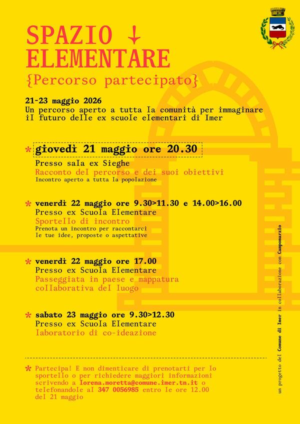 Spazio Elementare - Avvio del percorso partecipato