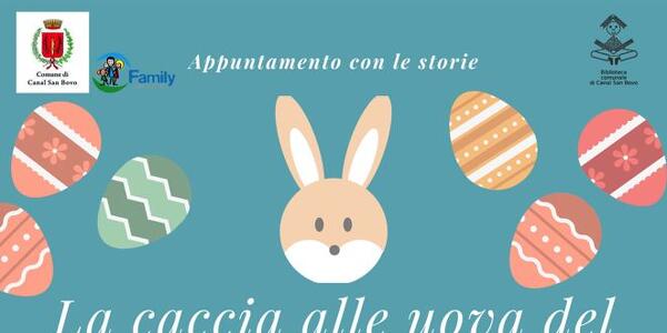 La caccia alle uova del coniglietto di Pasqua